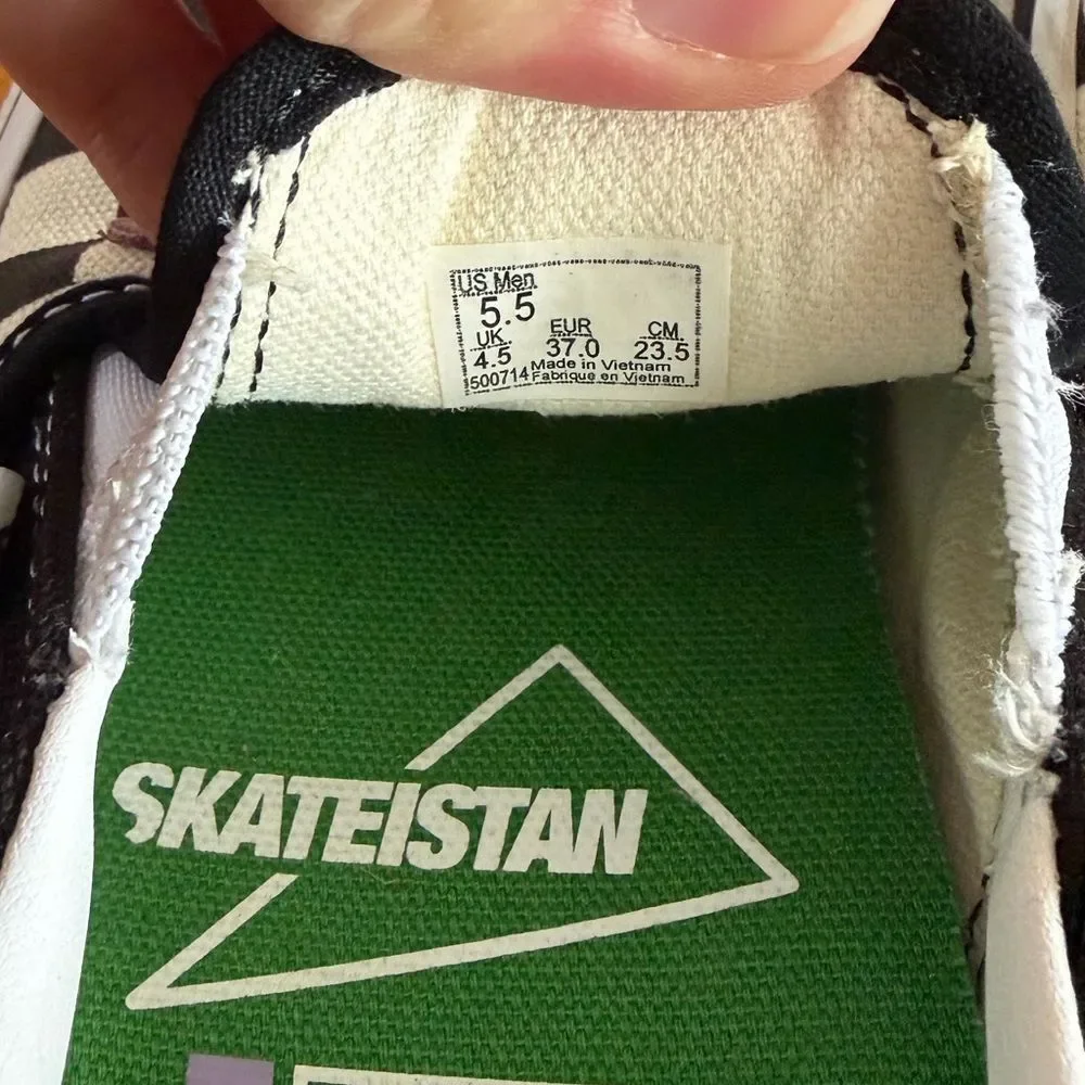 Vans Skate Era Skateistan Checkerboard Canvas Suede Men Shoes Size 5.5 - Picture 12 of 12